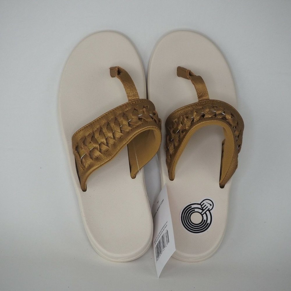 Nike Bella Kai Thong 2 Women Sandals Slide Sport Pale Ivory DS - Picture 5 of 11